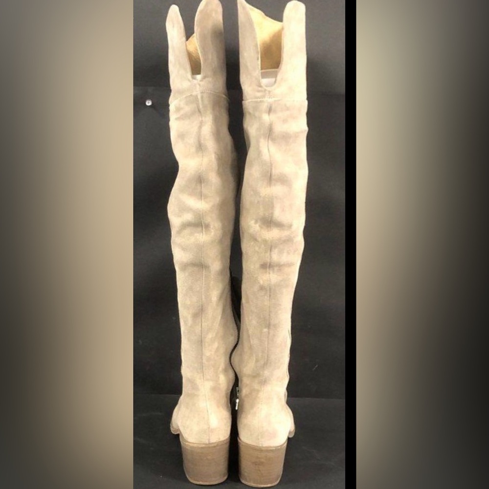 Rag & Bone Cream Over the Knee Boots